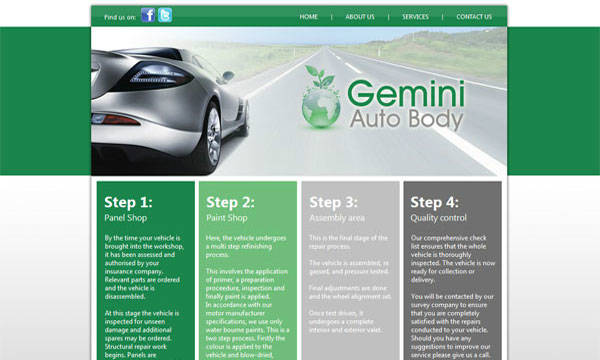 Search Engine Optimization - Gemini Auto Body