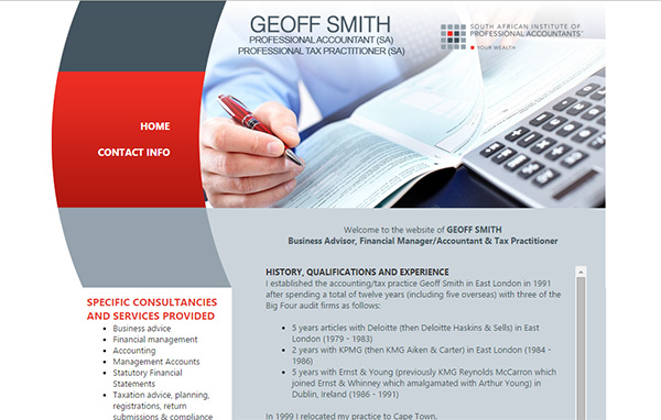 Affordable web design - Geoff Smith